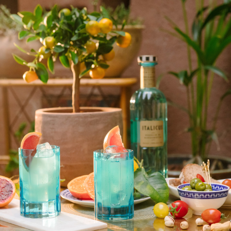 To Italicus grapefrugt drinks.